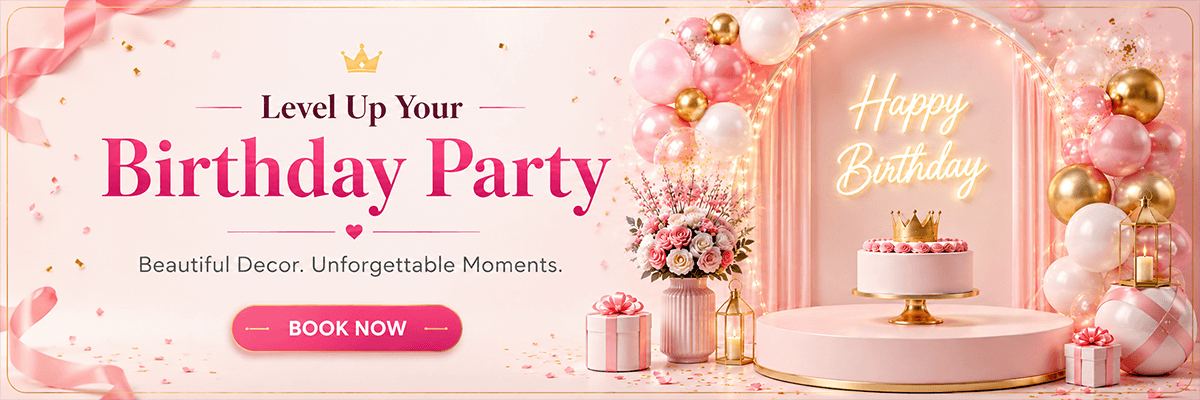 Birthday party decoration banner