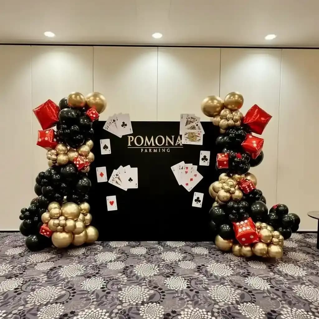 Casino Theme Boss Birthday Party Decoration