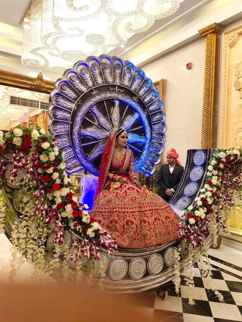 Beautifully decorated palki