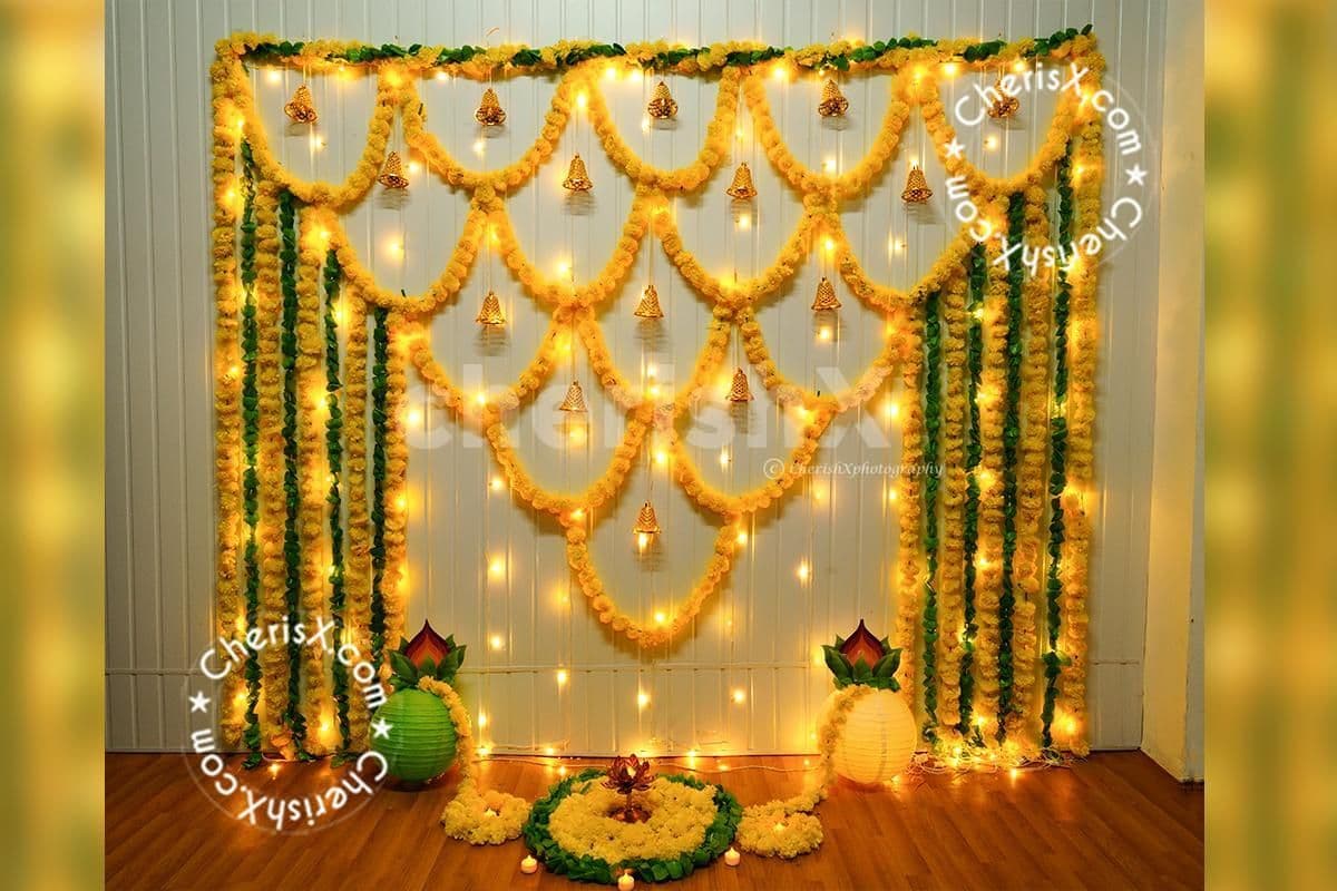 Haldi and mehndi decor preview