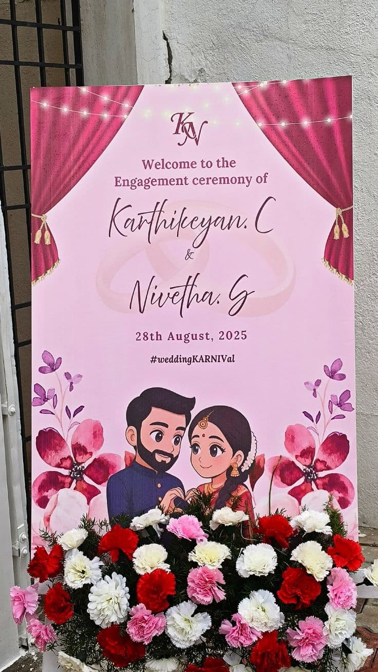 Reception decoration