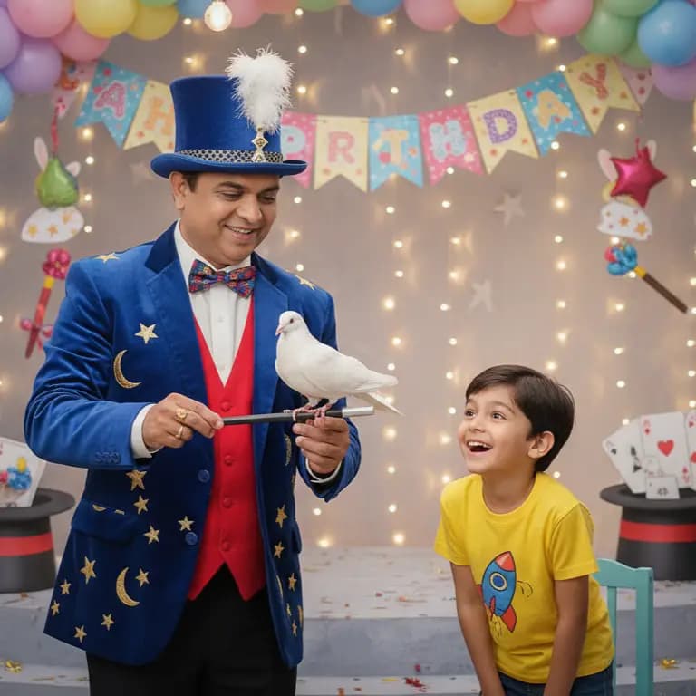 Magic Show For Kids Birthday Celebration
